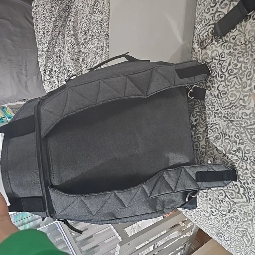 Tumi Blue Denim and Black Men's Bag